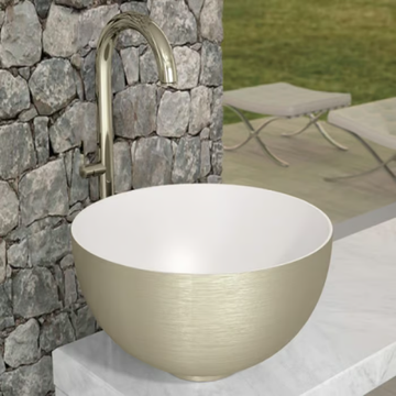 COCOON - Countertop round Teknoform® washbasin by Glass Design - view 3